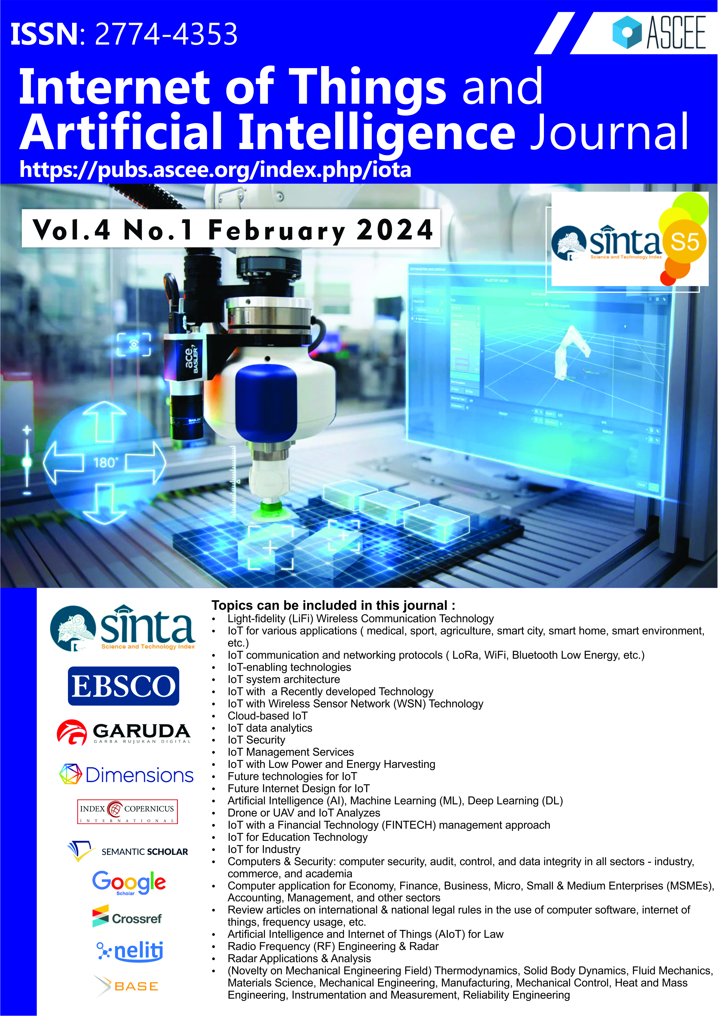 					View Vol. 4 No. 1 (2024): Volume 4 Issue 1, 2024 [February]
				